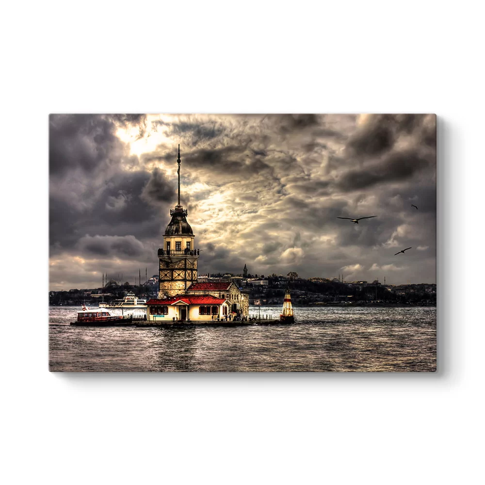 Kız Kulesi HDR Tablo - Model 1